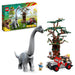 LEGO 76960 Jurassic Park Brachiosaurus Discovery Dinosaur Toy Set with Large Dino Figure, Tree and Buildable Jeep Wrangler Car, Gift for Boys, Girls, Kids, 30th Anniversary Collection Single
