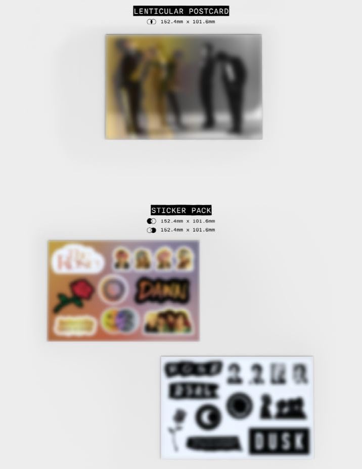 Dual - Deluxe Box Album - Dusk Version - incl. Photo Book, Lyric Book, 2 Polaroid Photocards, Lenticular Postcard, Sticker Pack + Foldout Poster