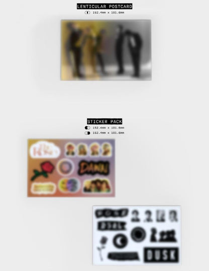 Dual - Deluxe Box Album - Dusk Version - incl. Photo Book, Lyric Book, 2 Polaroid Photocards, Lenticular Postcard, Sticker Pack + Foldout Poster