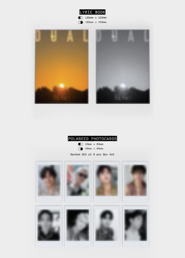 Dual - Deluxe Box Album - Dusk Version - incl. Photo Book, Lyric Book, 2 Polaroid Photocards, Lenticular Postcard, Sticker Pack + Foldout Poster