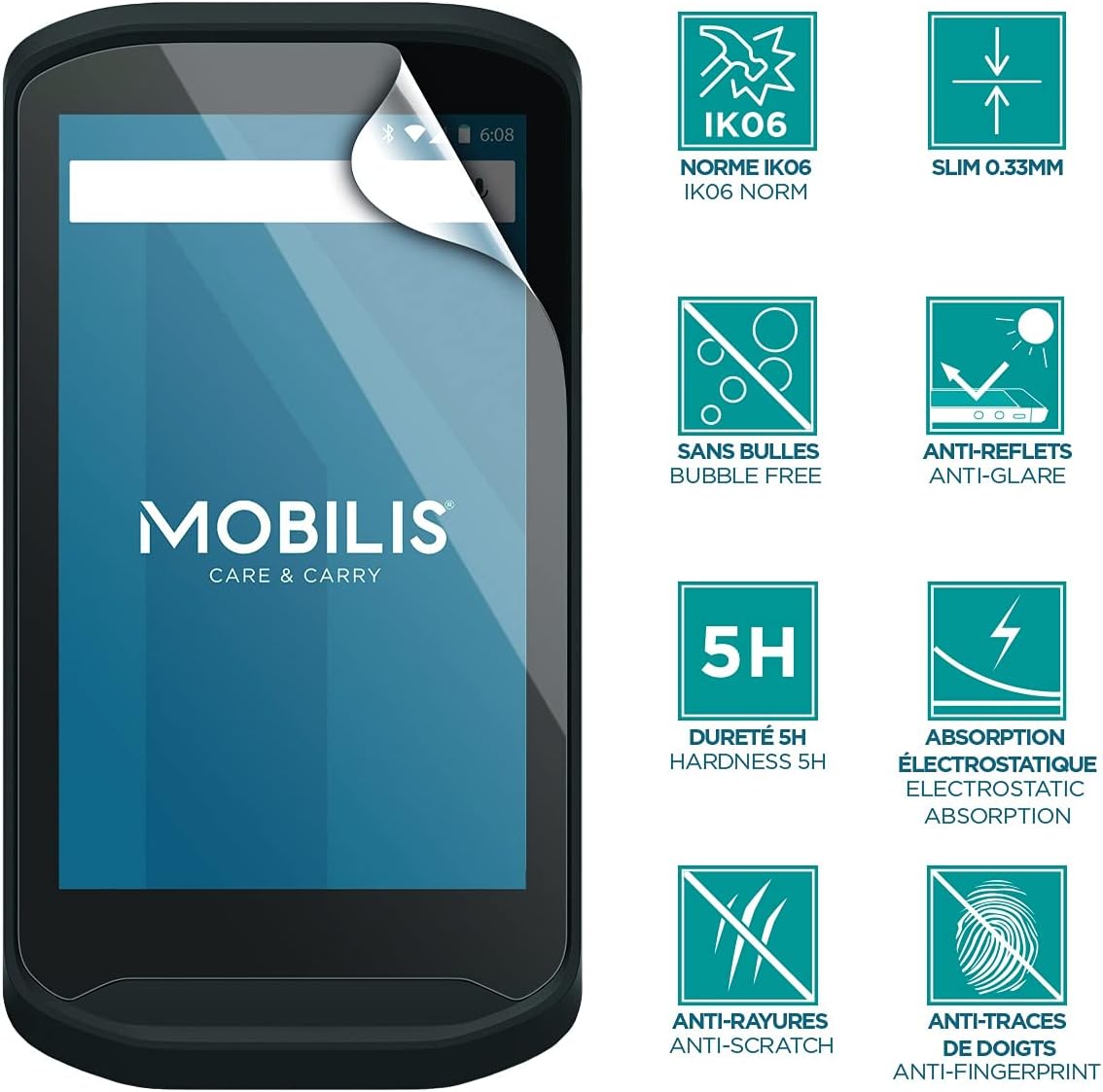 Mobile Screen Protector Mobilis 036207 5`` Tc21/26