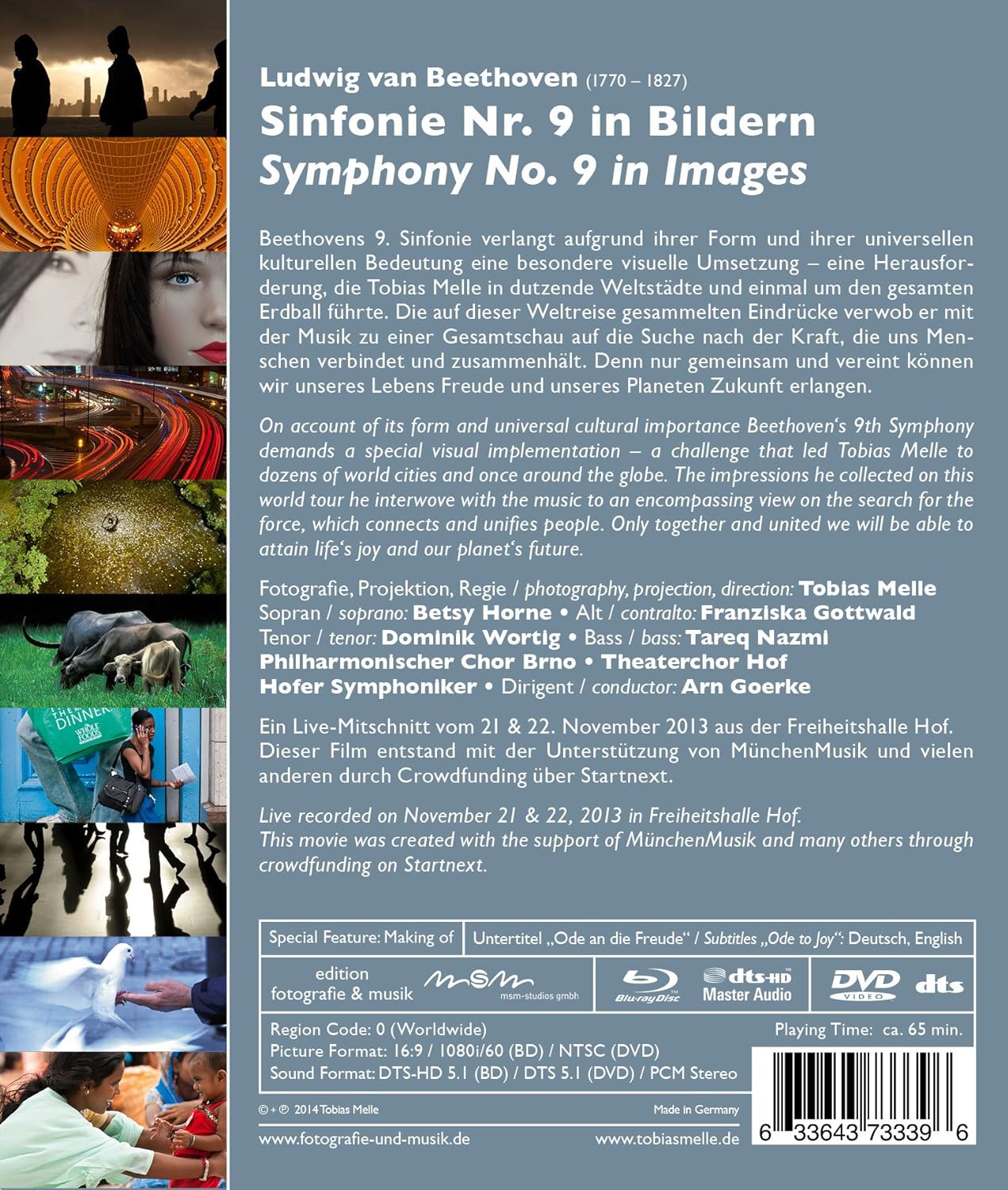 Ludwig van Beethoven – Sinfonie Nr. 9 in Bildern von Tobias Melle (DVD