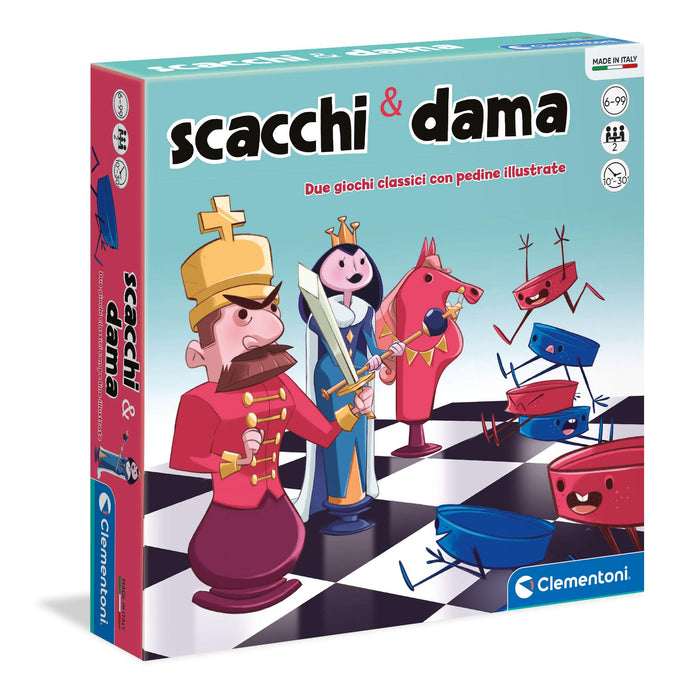 Clementoni Dama E Scacchi Merchandising Ufficiale