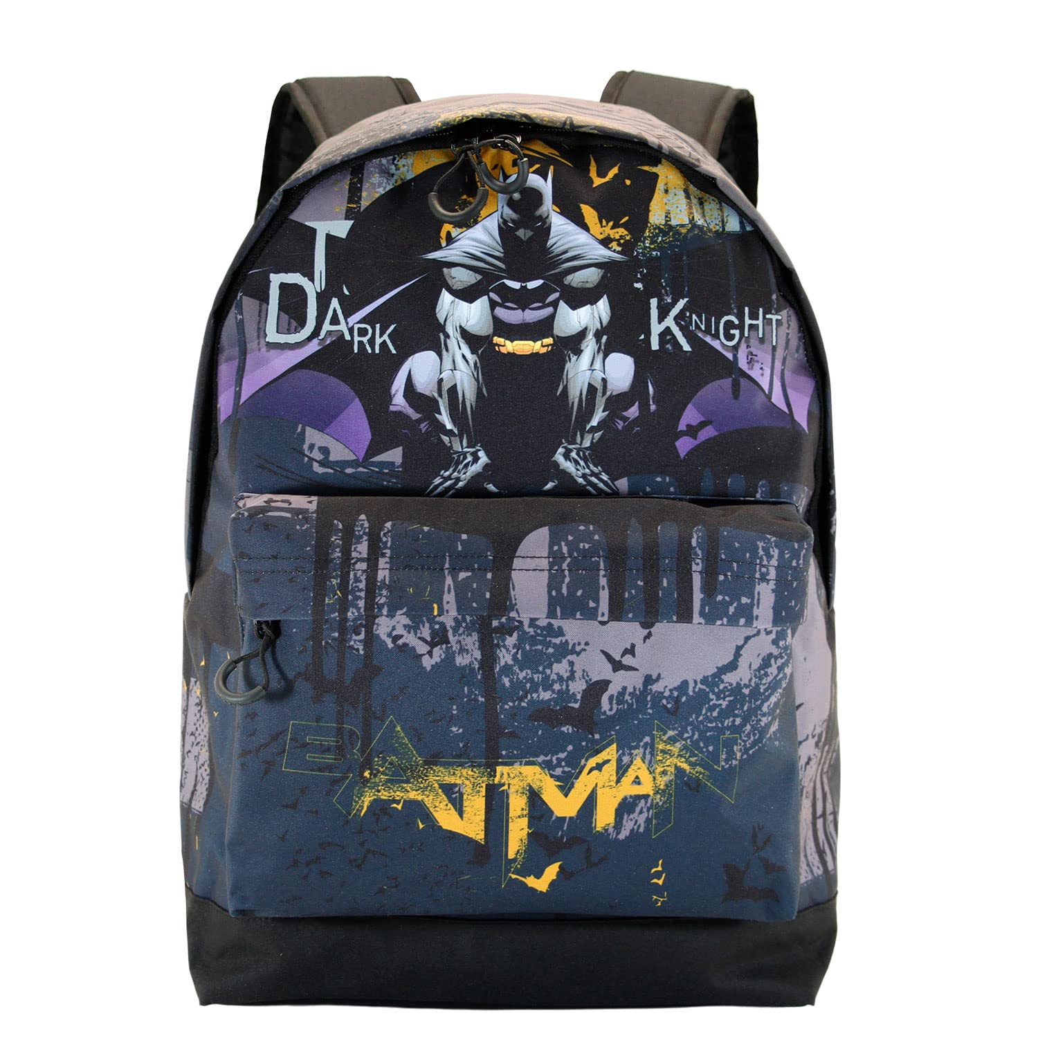 Batman Dark Night-FAN HS Backpack, Grey, 18 x 30 x 43 cm, Capacity 22 L