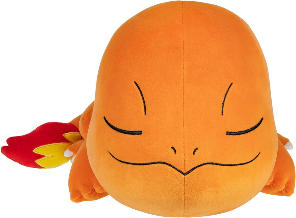 Pokémon PKW3883-45cm Schlafendes Plüsch - Glumanda, offizielles Plüsch