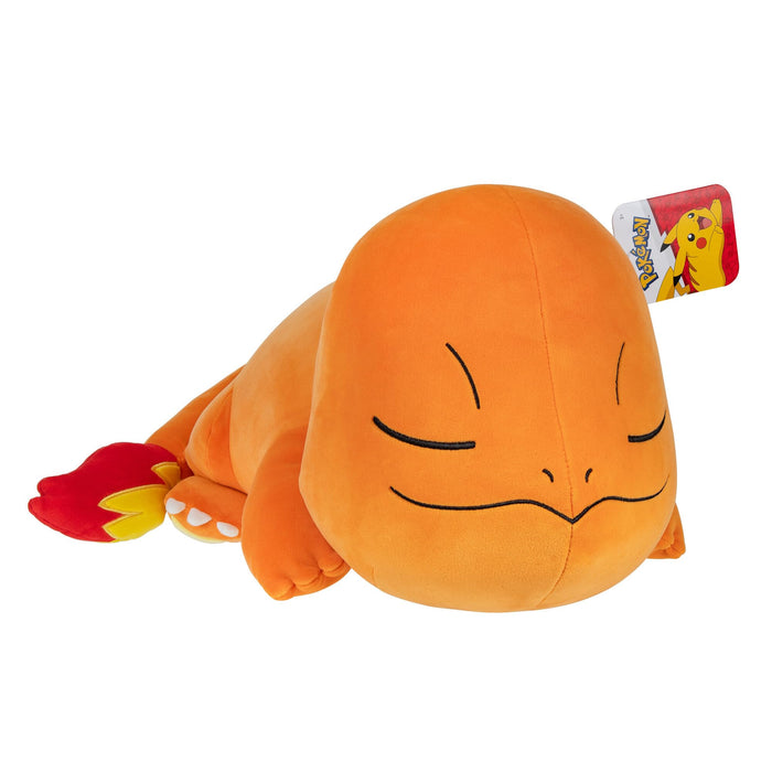 Pokémon PKW3883-45cm Schlafendes Plüsch - Glumanda, offizielles Plüsch