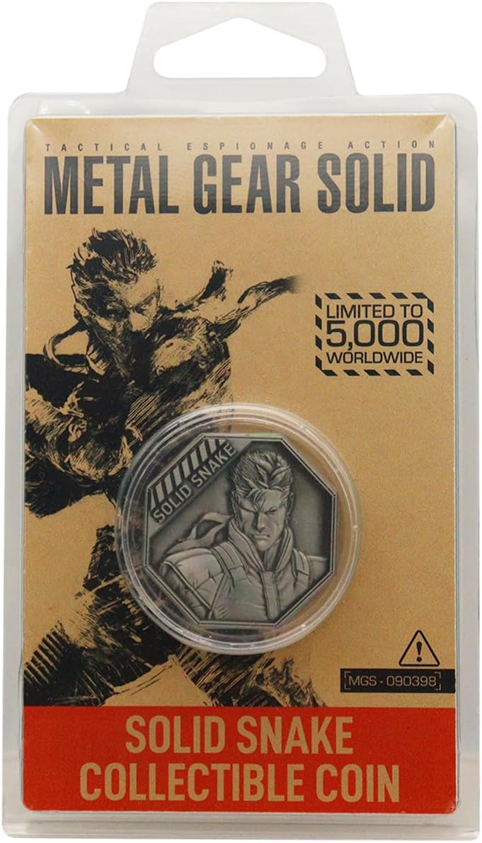 FaNaTtik Metal Gear Solid Limited Edition 'Solid Snake' Collectible Coin