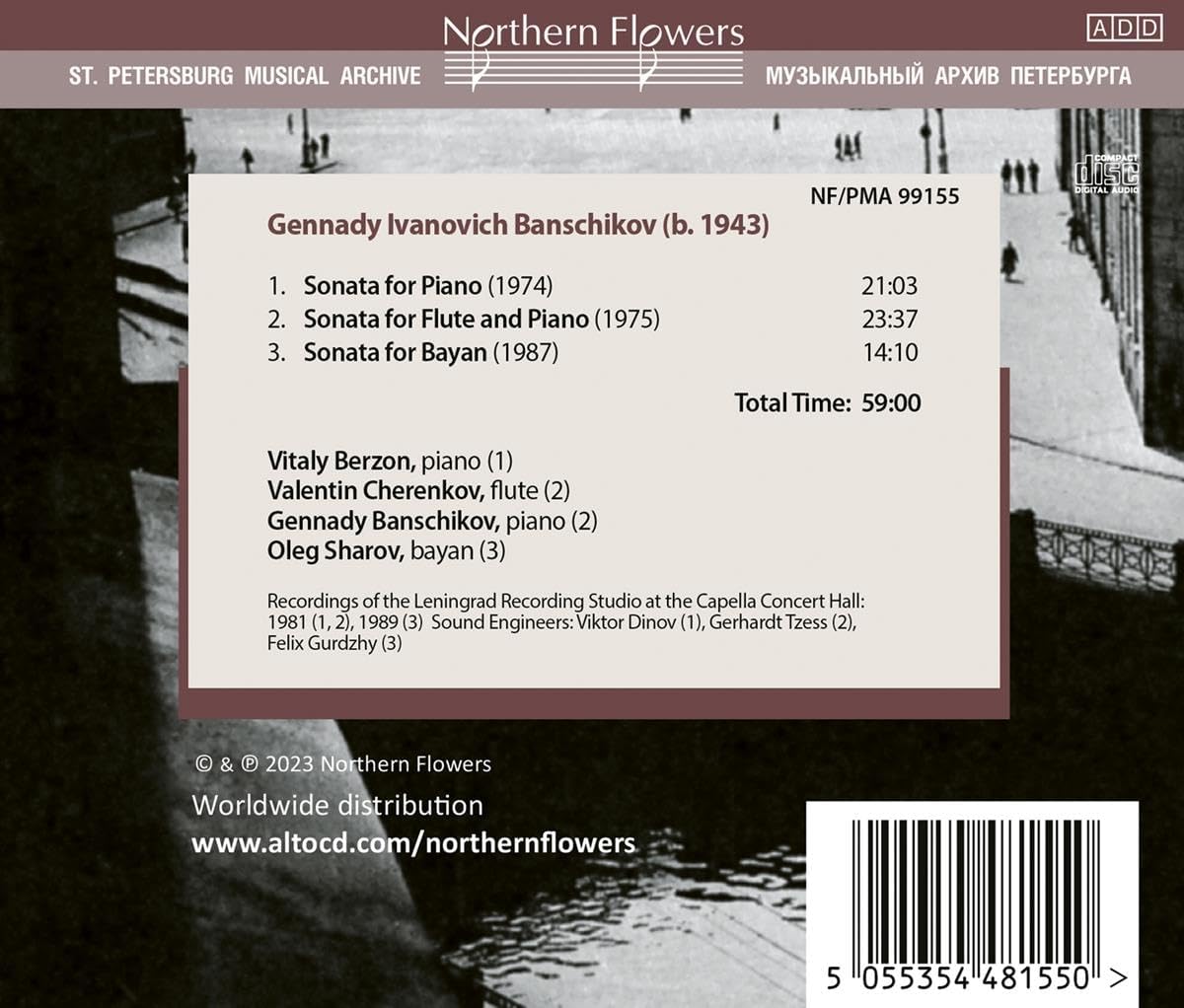 Sonatas for Piano, Flute & Bayan