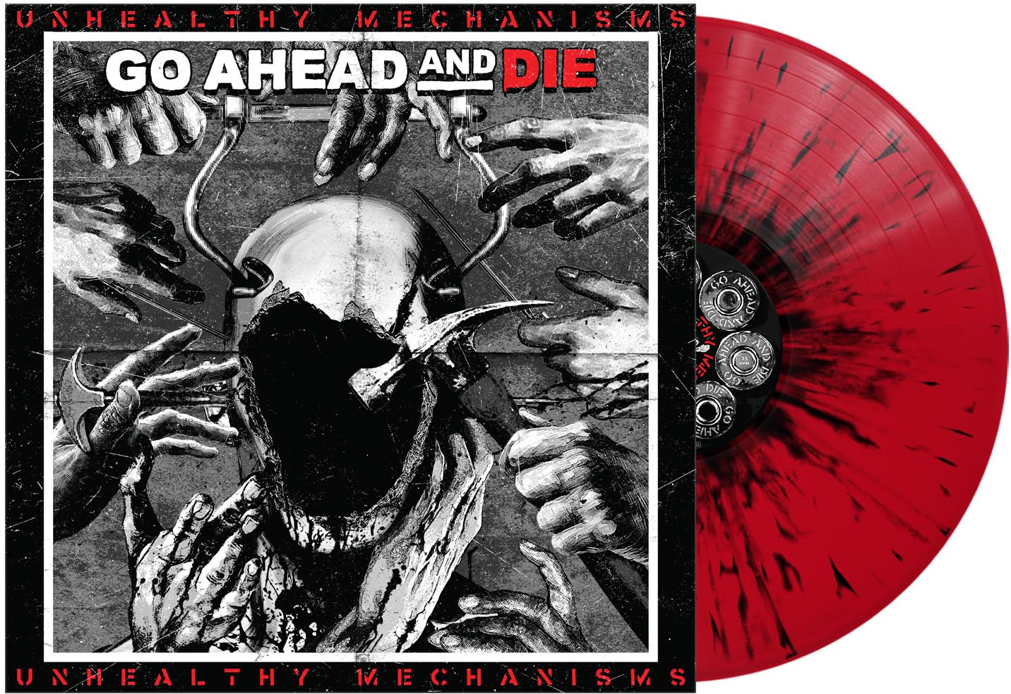 Unhealthy Mechanisms - Red & Black Splatter