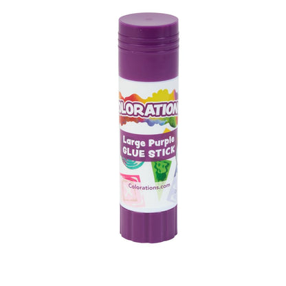 Colorations Large ColorationsÃ‚® Washable Glue Sticks in a Tray.88 oz. Each - Set of 12 (Item # LGTRAY