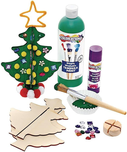 Albero di legno, colorazioni, set di 12, facile montaggio, arti e mestieri, progetti festivi, artigianato stagionale, natura, per bambini, decorazione, fai da te, fai da te, fai da te, personalizzare