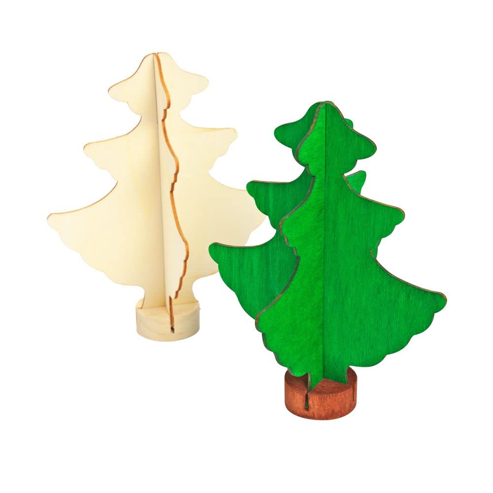 Albero di legno, colorazioni, set di 12, facile montaggio, arti e mestieri, progetti festivi, artigianato stagionale, natura, per bambini, decorazione, fai da te, fai da te, fai da te, personalizzare