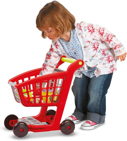 Ecoiffier Toys - 1219 - Supermarket Trolley for Children + Register + 100% Chef Accessories - From 18 Months - Made in France