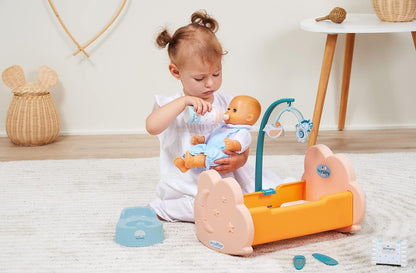 Jouets Ecoiffier 1873 JOUETS ECOIFFIER-1873-Bed + Accessories-Imitation Game for Children-from 18 Months Old-Made in France