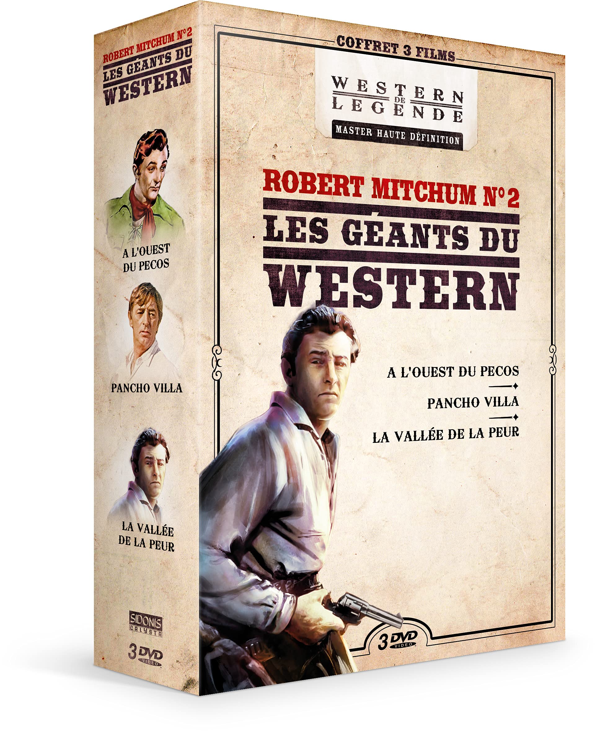 Les géants du western : robert mitchum n°2 - coffret 3 films