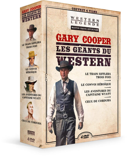 Les géants du western : gary cooper n° 2 - coffret 4 films