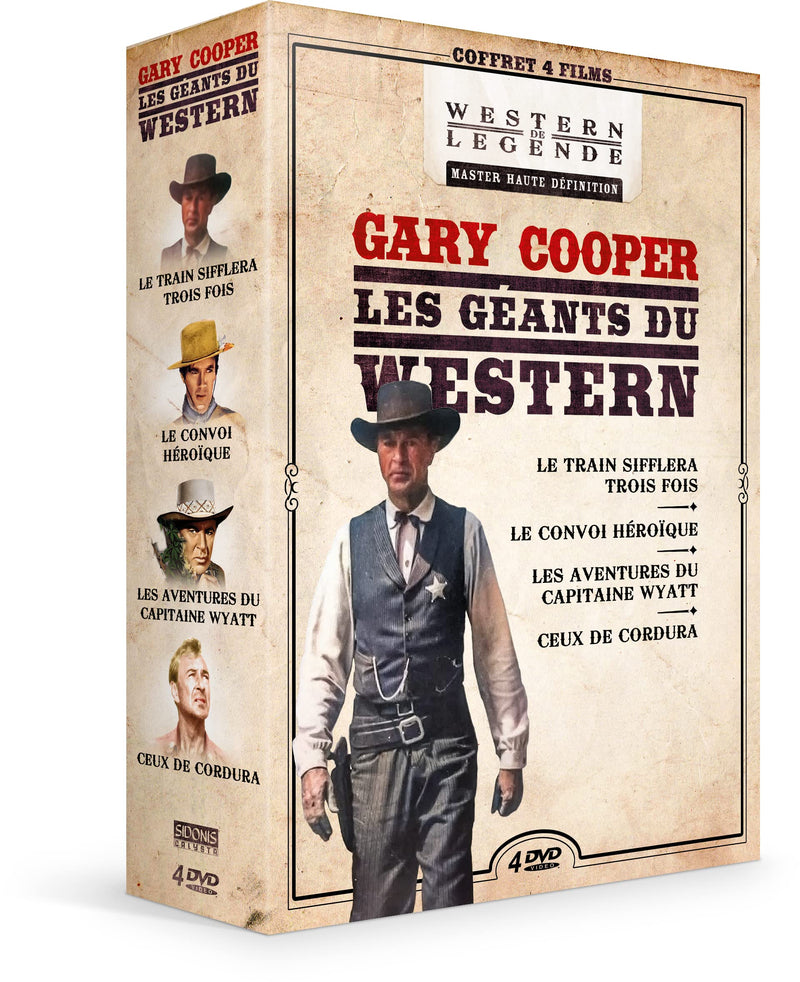Les géants du western : gary cooper n° 2 - coffret 4 films