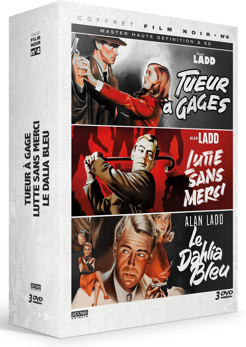 Films noirs - coffret n° 4 - 3 films : tueur à gages + lutte sans merci + le dahlia bleu