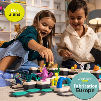 Ravensburger GraviTrax Junior Extension Trax - Erweiterbare Kugelbahn für Kinder, Murmelbahn überwiegend aus nachwachsenden Rohstoffen mit Lern- und Konstruktionsspielzeug ab 3 Jahren