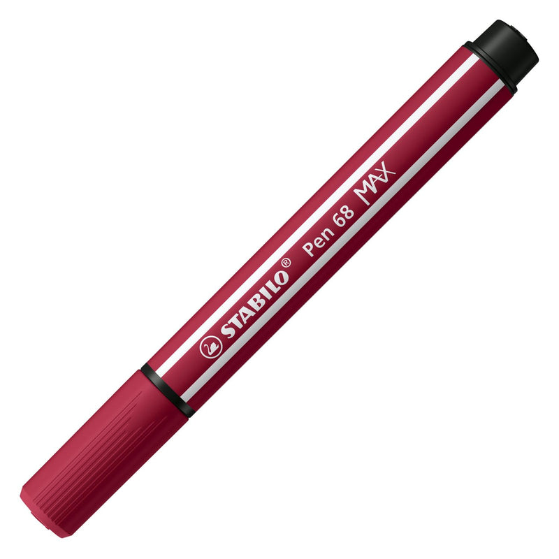 Stabilo Pen 68 Max Felt Tip Pen with Thick Chisel Point Heather Pairs