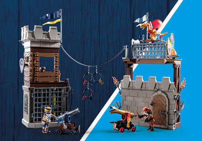 Playmobil 71298 Novelmore - Novelmore vs. Burnham Raiders - Tournament Arena, battle between two realms, medieval castle, knights toy, fun imaginative role-play, playset suitable for children ages 4+