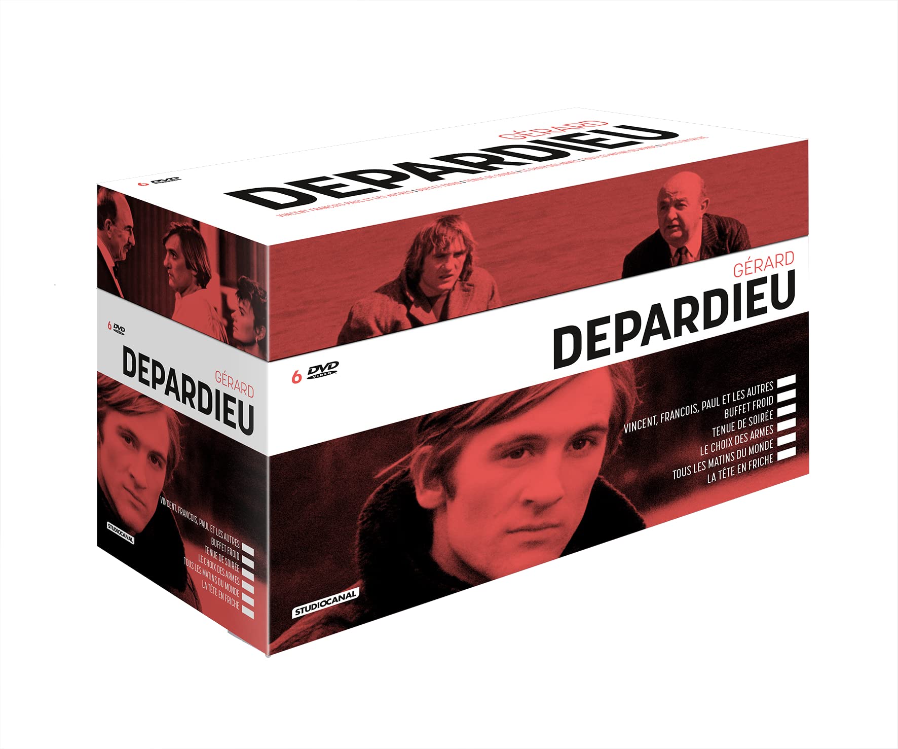 Gérard Depardieu : Vincent, François, Paul et Les Autres + Buffet Froid + Tenue de soirée + Le Choix des Armes + Tous Les Matins du Monde + La Tête en friche