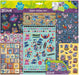TM ESSENTIALS Stitch XL Super Sticker Set, XXL Sticker Set for Boys, Laser, Glitter and 3D Puffy Stickers, Various Sizes and Colours, Ideal for Game Afternoons and Birthdays