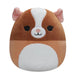 Squishmallows Jazwares versie B Series 14 pluche dier 19 cm Bruin, wit.