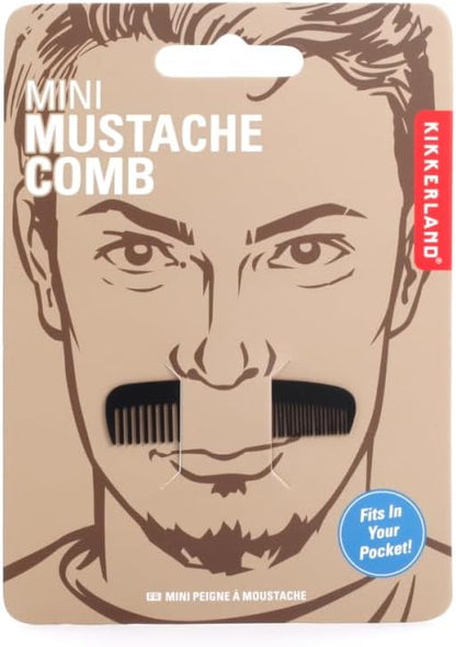 Mini Mustache Comb