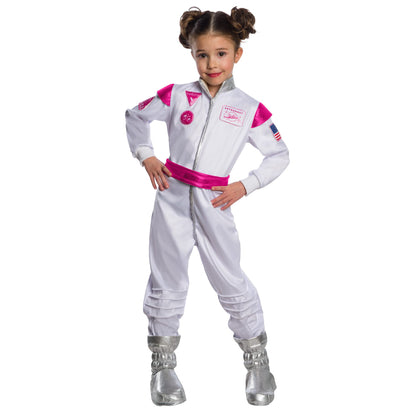 Rubie's Official Barbie Astronaut Child Costume, Kids Fancy Dress Large 7-8 Years Multi