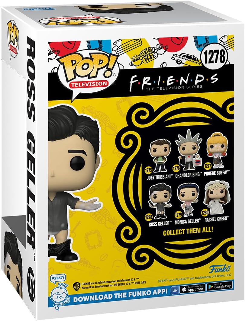 Funko POP! TV: Friends - Ross Geller With Leather Pants - Collectable Vinyl Figure - Gift Idea - Official Merchandise - Toys for Kids & Adults - TV Fans - Model Figure for Collectors and Display