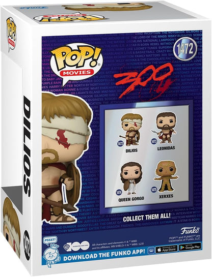 Funko POP! Movies: 300 - Aristodemus - Dilios - 300 the Movie - Collectable Vinyl Figure - Gift Idea - Official Merchandise - Toys for Kids & Adults - Movies Fans - Model Figure for Collectors