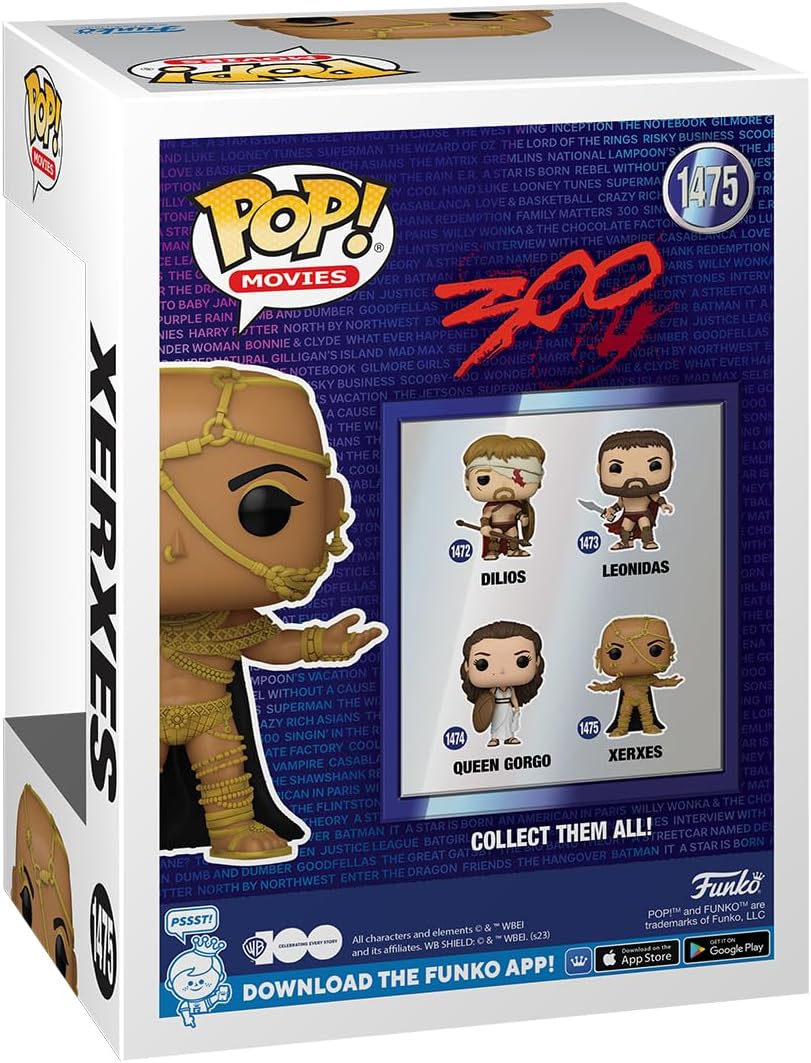 Funko POP! Movies: 300 - Xerxes - 300 the Movie - Collectable Vinyl Figure - Gift Idea - Official Merchandise - Toys for Kids & Adults - Movies Fans - Model Figure for Collectors and Display