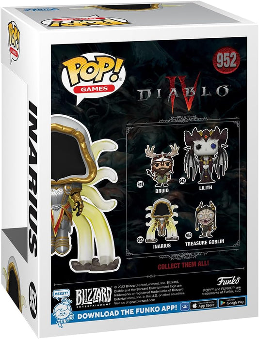 Funko POP! Games: Diablo 4- Inarius - Collectable Vinyl Figure - Gift Idea - Official Merchandise - Toys for Kids & Adults - Video Games Fans - Model Figure for Collectors and Display