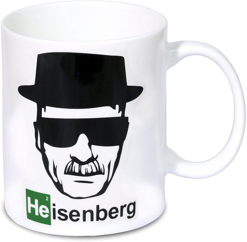 Logoshirt® Breaking Bad I Heisenberg I Face I Porcelain Mug - Coffee Mug I approx. 300 ml I multi-coloured I Licensed Original Design