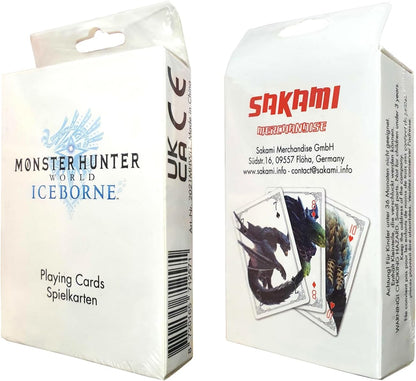 SAKAMI - Monster Hunter World Iceborne - 52 Playing Cards - Poker Card Game Deck Playing Cards - Original & Licensed