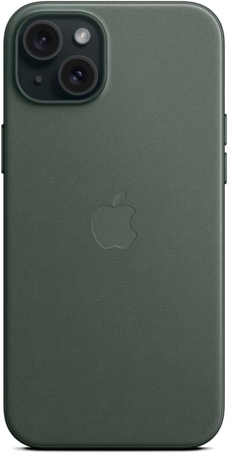 Apple - Back Cover For Mobile Phone - Magsafe Compatibility - Finewoven - Evergreen - For Iphone 15 Plus