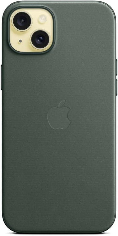 Apple - Back Cover For Mobile Phone - Magsafe Compatibility - Finewoven - Evergreen - For Iphone 15 Plus