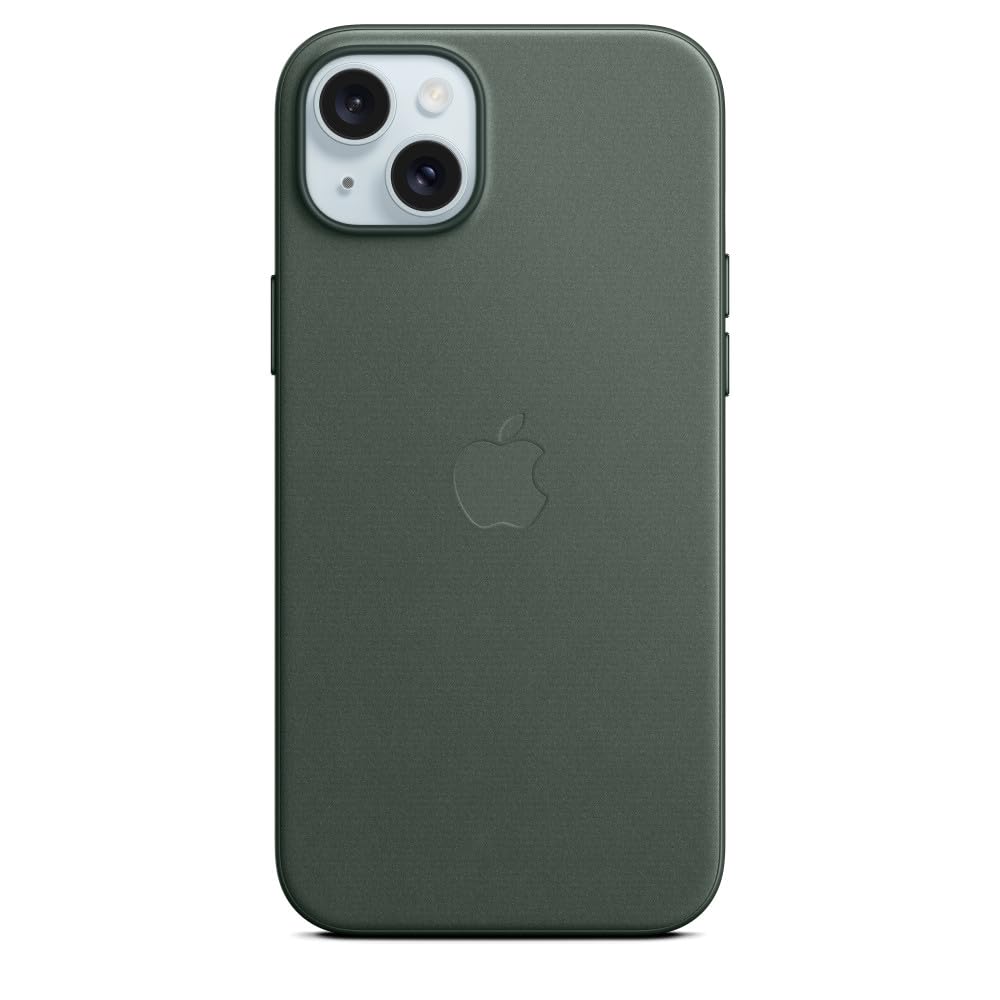 Apple - Back Cover For Mobile Phone - Magsafe Compatibility - Finewoven - Evergreen - For Iphone 15 Plus