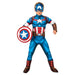 AVC- CAPTAIN AMERICA DLX CHILD - FANCY DRESS COSTUME (SIZE: XXS)