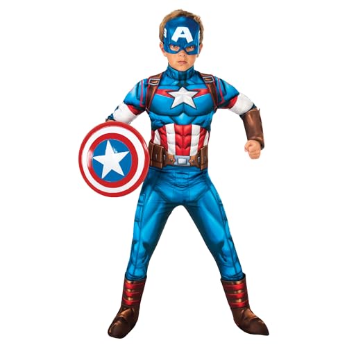 AVC- CAPTAIN AMERICA DLX CHILD - FANCY DRESS COSTUME (SIZE: XXS)
