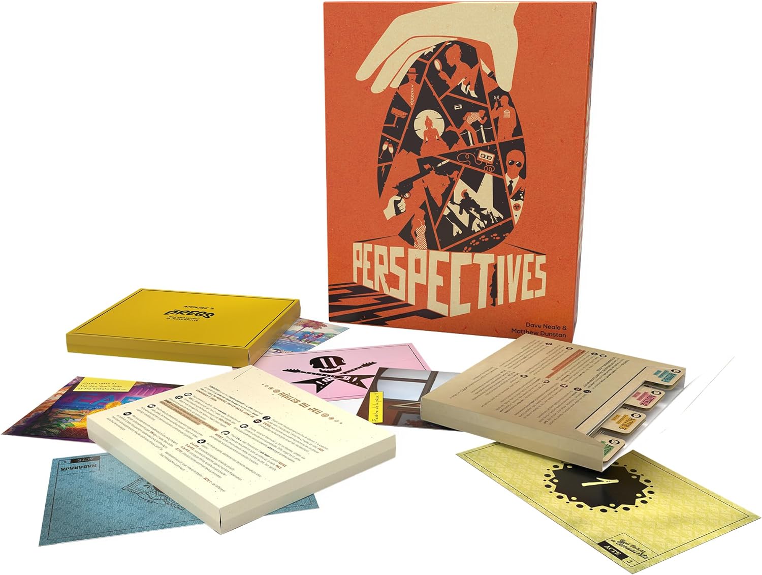 Space Cowboys Perspectives (Orange Box) - Mystery Game, Cooperative Storytelling Game for Kids and Adults, Ages 12+, 2-6 Players, 90 Minute Playtime, Made