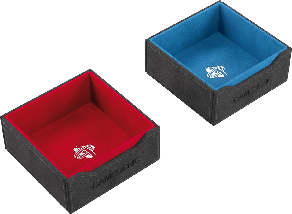 Gamegenic Token’s Lair - Premium All-in-One Token Box with Integrated Dice Tray for Ultimate Gaming Experience, Multifunctional Storage for Game Tokens, Dice and Accessories, Black Color, Made