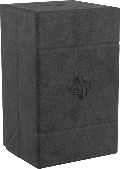 Gamegenic Token’s Lair - Premium All-in-One Token Box with Integrated Dice Tray for Ultimate Gaming Experience, Multifunctional Storage for Game Tokens, Dice and Accessories, Black Color, Made