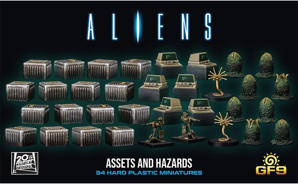Gale Force Nine - Aliens - Assets and Hazards