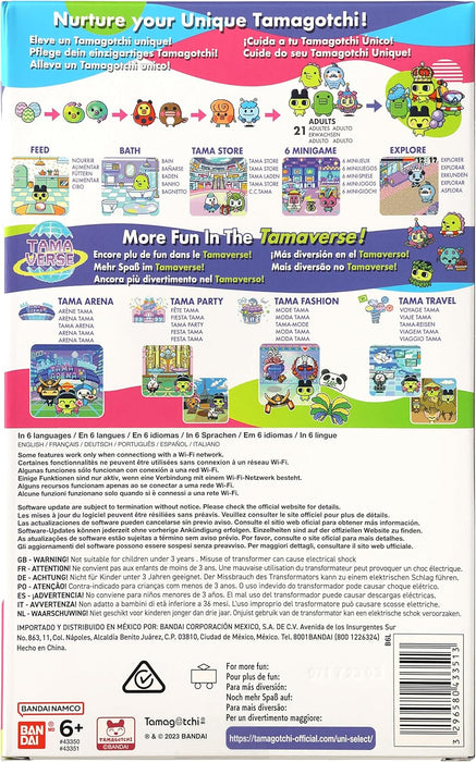 TAMAGOTCHI Bandai Uni Pink Shell | The Customisable New Generation Of Virtual Pet Based On The Original 90s Toy | Connect With Friends Worldwide With This Wearable Electronic Game