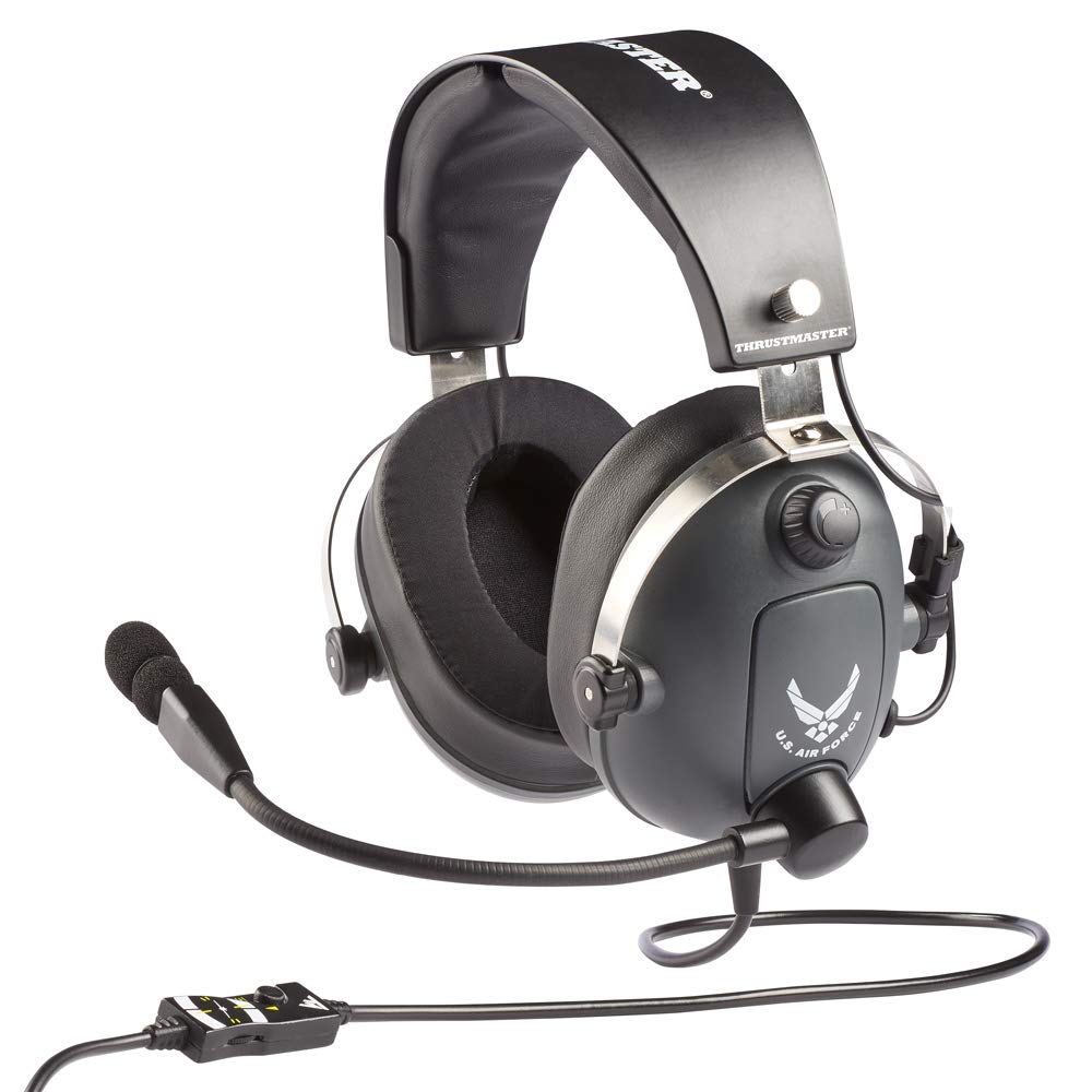 Thrustmaster T.Flight U.S. Air Force Edition DTS Gaming Headset for Flight Simulation - Windows/Playstation/Xbox/Nintendo Switch/Mac T.Flight US Air Force - DTS