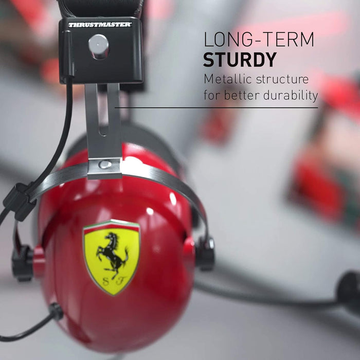 Thrustmaster T.Racing Scuderia Ferrari Edition-DTS - Gaming Headset for Race Simulation, PC/PS4/Xbox One/Nintendo Switch (.