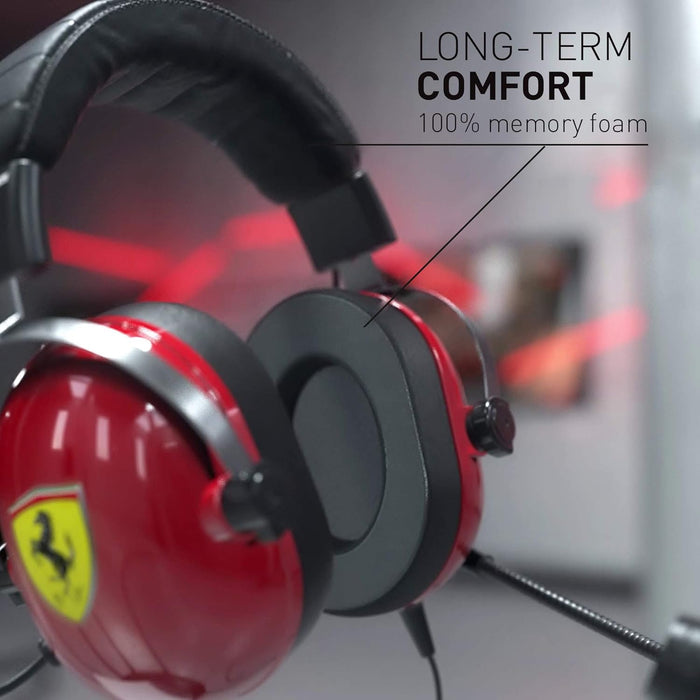 Thrustmaster T.Racing Scuderia Ferrari Edition-DTS - Gaming Headset for Race Simulation, PC/PS4/Xbox One/Nintendo Switch (.