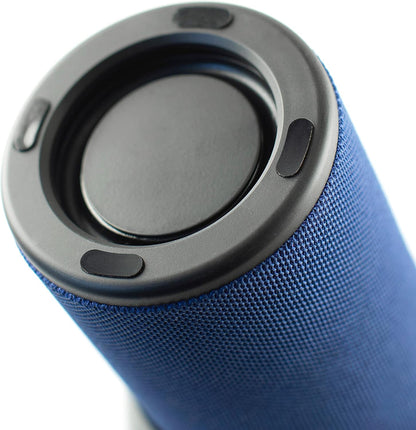 Ledwood Wireless Speaker and In-Ear Earphones Blue